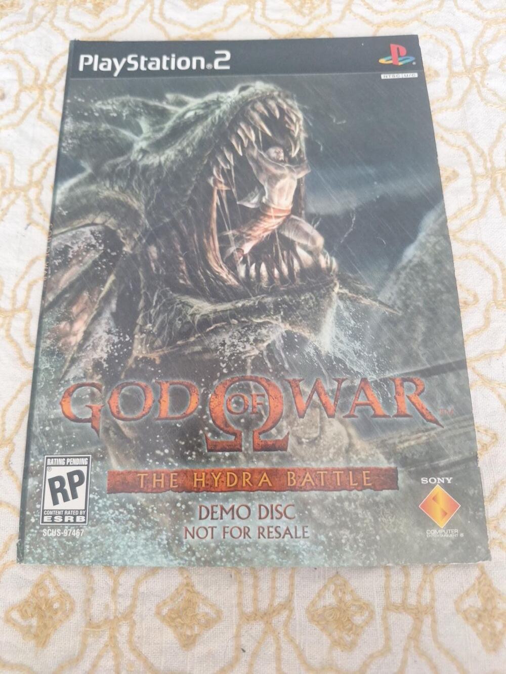 God of War The Hydra Battle PS2 Demo Disc SCUS-97467 Not For Resale 2005 NFR
